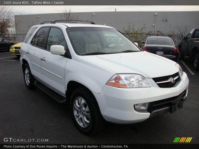 Taffeta White / Saddle 2003 Acura MDX