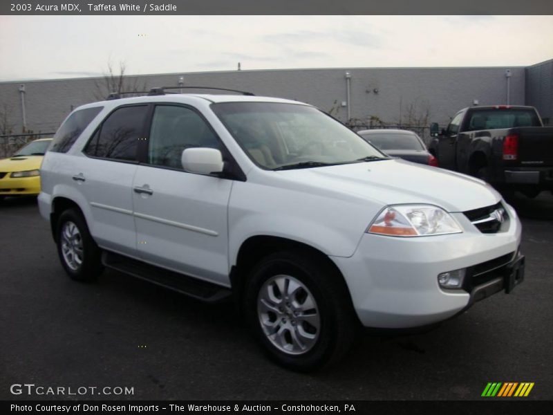 Taffeta White / Saddle 2003 Acura MDX