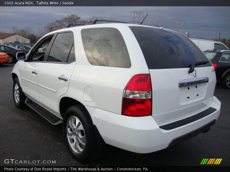 Taffeta White / Saddle 2003 Acura MDX