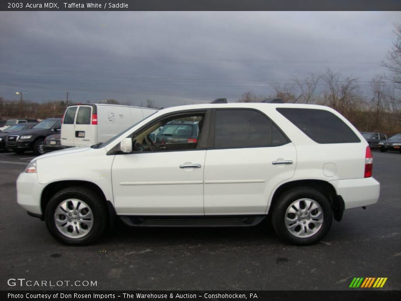 Taffeta White / Saddle 2003 Acura MDX