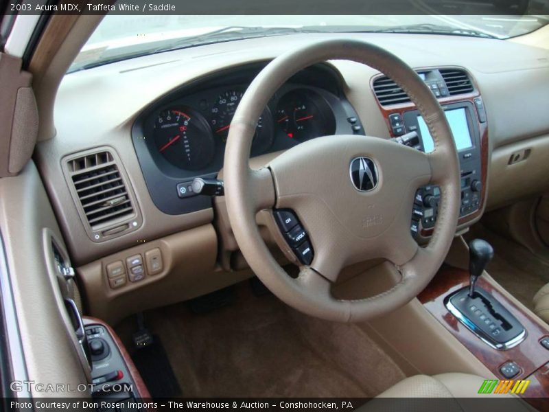 Taffeta White / Saddle 2003 Acura MDX