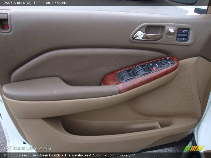Taffeta White / Saddle 2003 Acura MDX