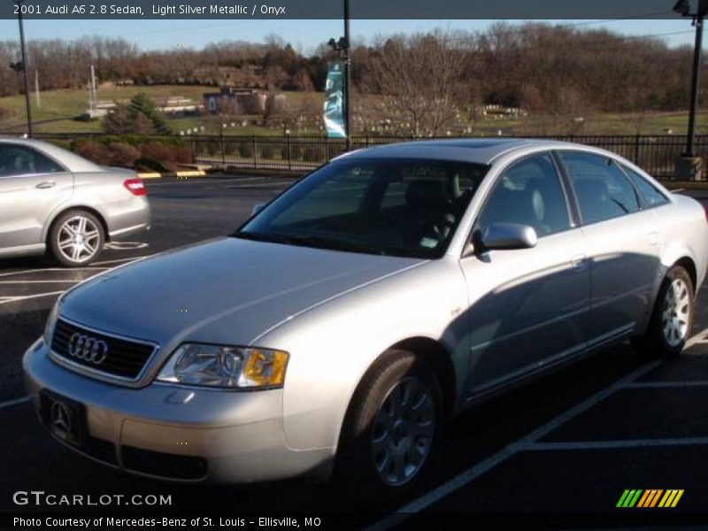 Light Silver Metallic / Onyx 2001 Audi A6 2.8 Sedan
