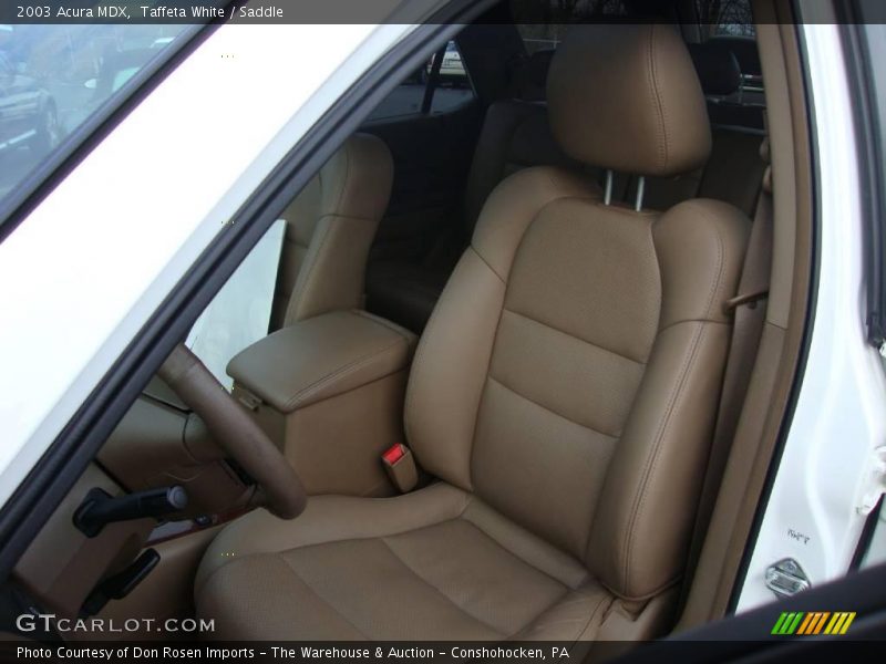 Taffeta White / Saddle 2003 Acura MDX
