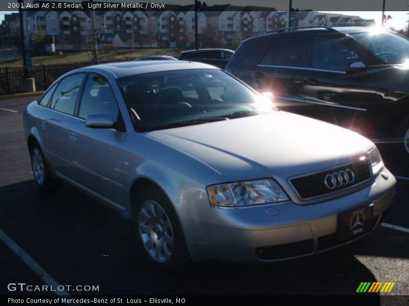 Light Silver Metallic / Onyx 2001 Audi A6 2.8 Sedan
