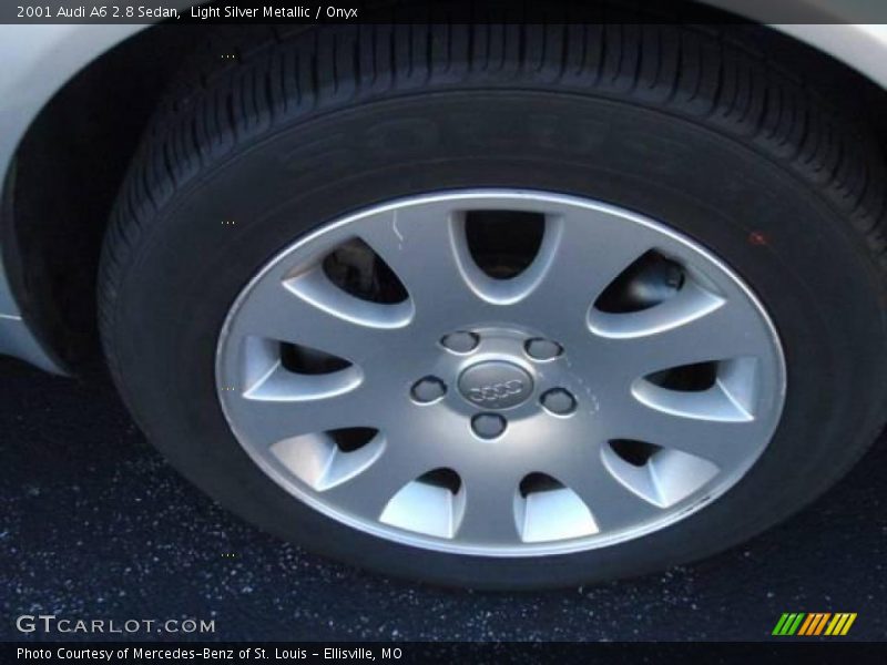 Light Silver Metallic / Onyx 2001 Audi A6 2.8 Sedan