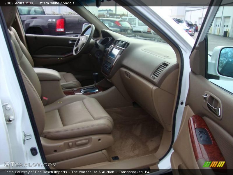 Taffeta White / Saddle 2003 Acura MDX