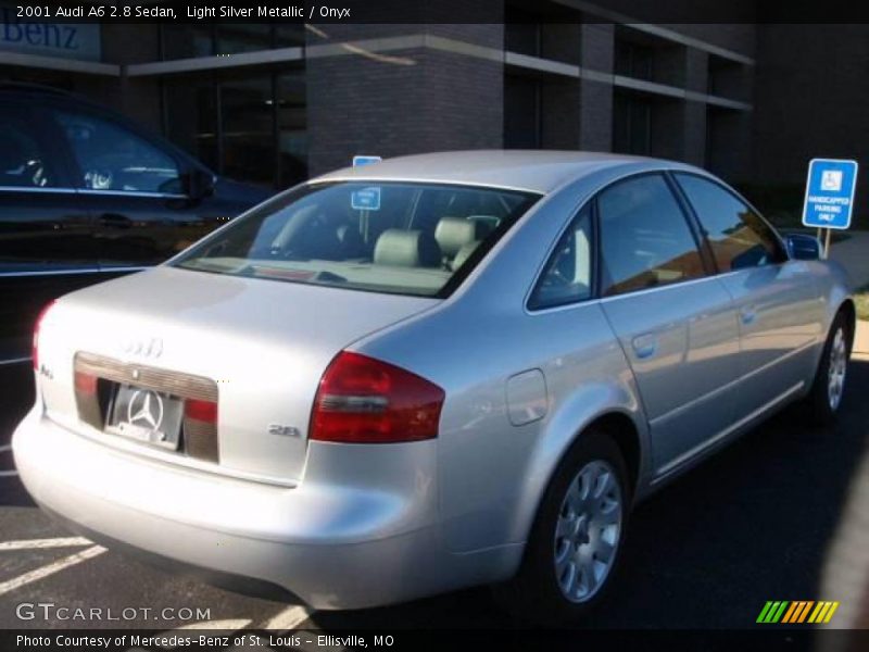 Light Silver Metallic / Onyx 2001 Audi A6 2.8 Sedan