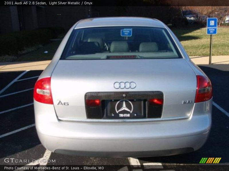 Light Silver Metallic / Onyx 2001 Audi A6 2.8 Sedan