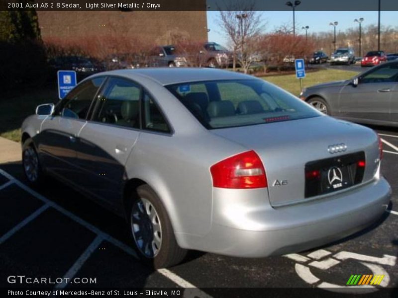 Light Silver Metallic / Onyx 2001 Audi A6 2.8 Sedan