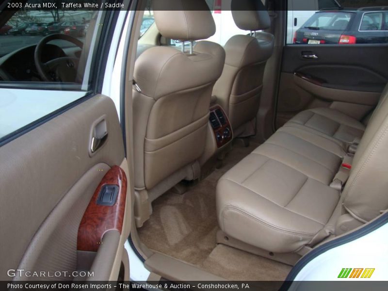 Taffeta White / Saddle 2003 Acura MDX