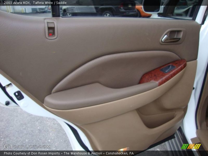 Taffeta White / Saddle 2003 Acura MDX