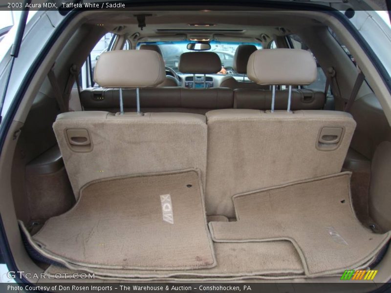 Taffeta White / Saddle 2003 Acura MDX