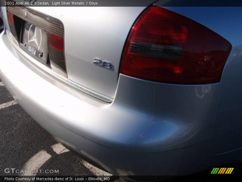 Light Silver Metallic / Onyx 2001 Audi A6 2.8 Sedan