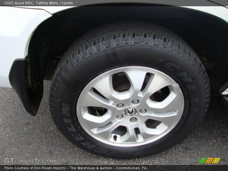 Taffeta White / Saddle 2003 Acura MDX