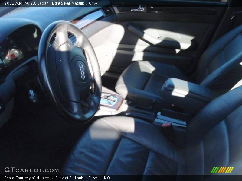Light Silver Metallic / Onyx 2001 Audi A6 2.8 Sedan