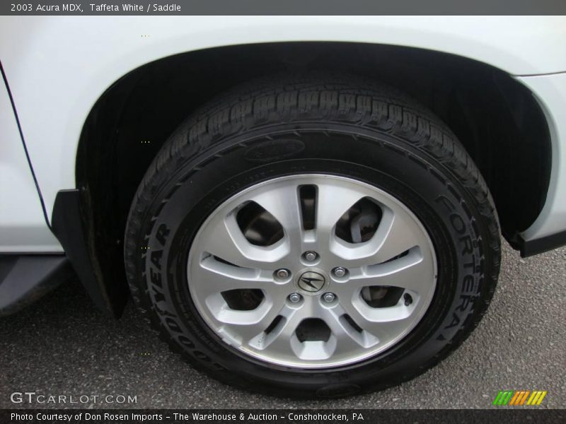 Taffeta White / Saddle 2003 Acura MDX