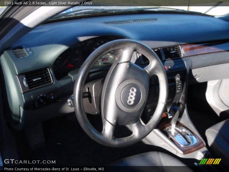 Light Silver Metallic / Onyx 2001 Audi A6 2.8 Sedan