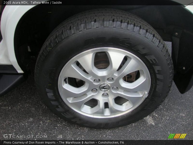 Taffeta White / Saddle 2003 Acura MDX