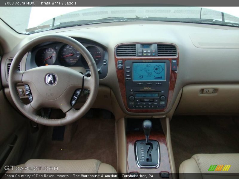 Taffeta White / Saddle 2003 Acura MDX