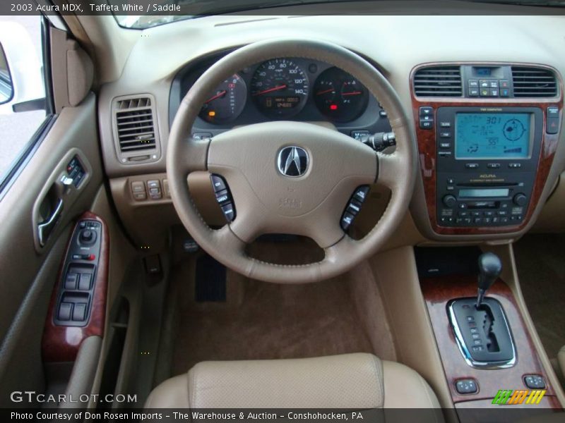 Taffeta White / Saddle 2003 Acura MDX