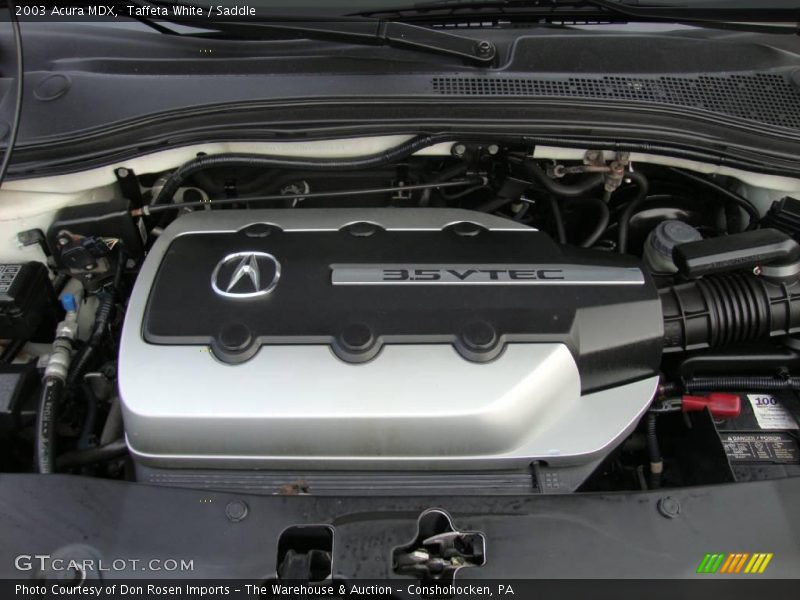 Taffeta White / Saddle 2003 Acura MDX