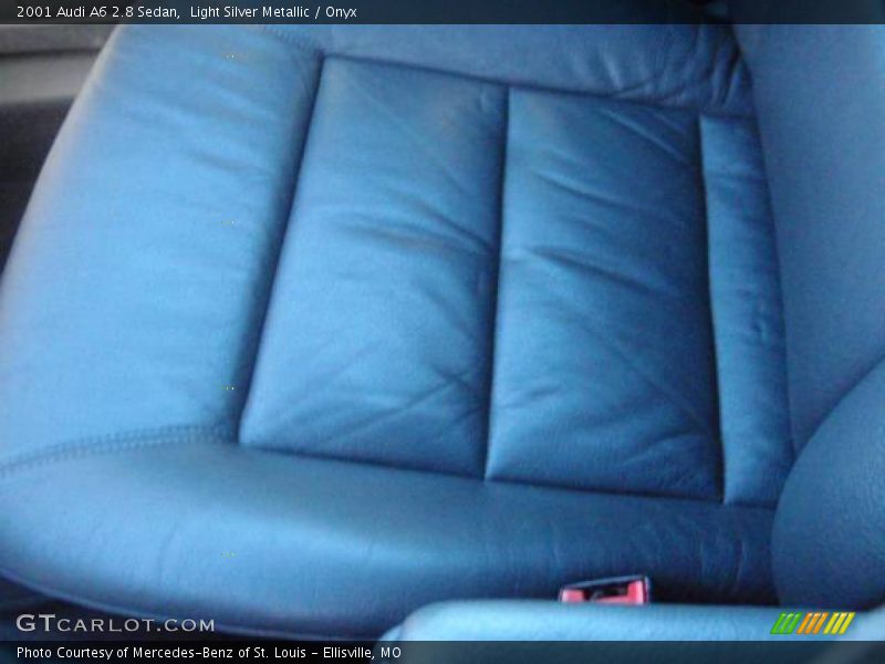 Light Silver Metallic / Onyx 2001 Audi A6 2.8 Sedan