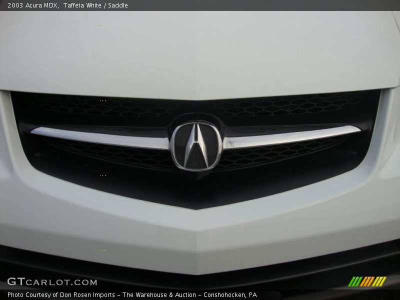 Taffeta White / Saddle 2003 Acura MDX