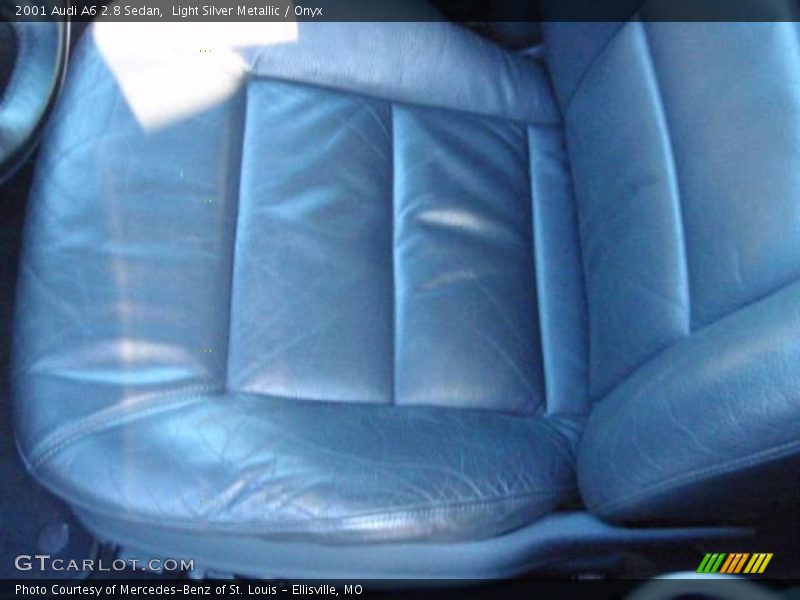 Light Silver Metallic / Onyx 2001 Audi A6 2.8 Sedan