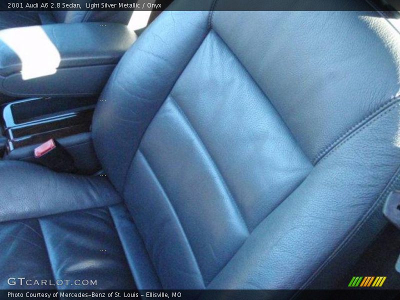 Light Silver Metallic / Onyx 2001 Audi A6 2.8 Sedan
