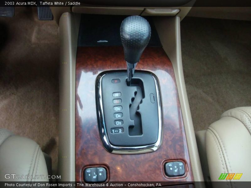 Taffeta White / Saddle 2003 Acura MDX