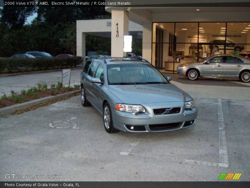 Electric Silver Metallic / R Gobi Sand Metallic 2006 Volvo V70 R AWD