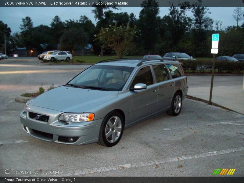 Electric Silver Metallic / R Gobi Sand Metallic 2006 Volvo V70 R AWD