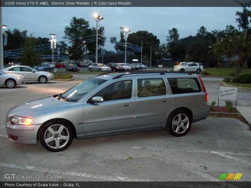 Electric Silver Metallic / R Gobi Sand Metallic 2006 Volvo V70 R AWD