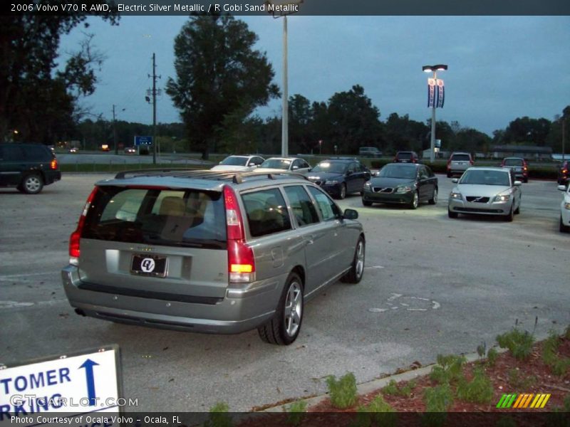 Electric Silver Metallic / R Gobi Sand Metallic 2006 Volvo V70 R AWD