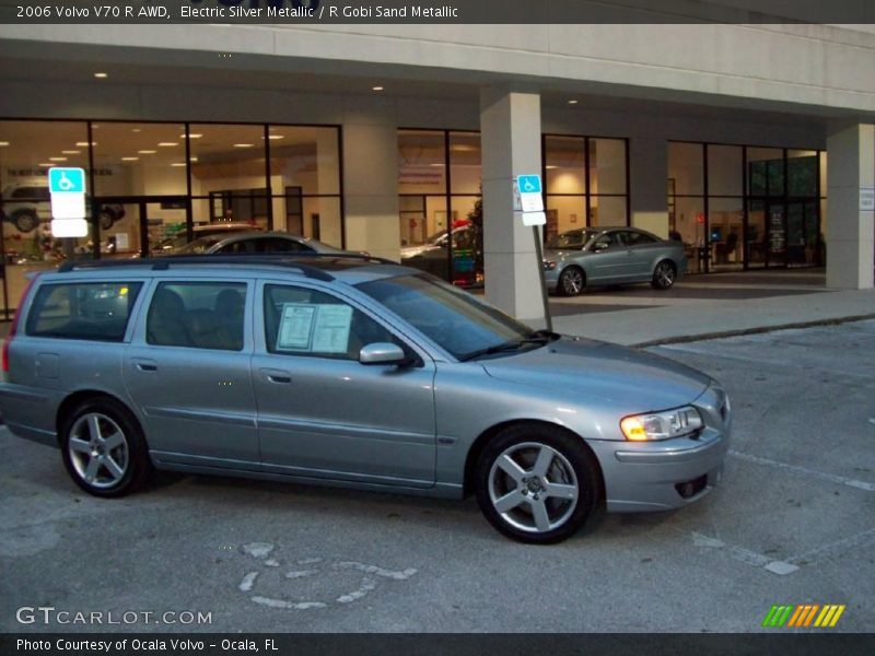 Electric Silver Metallic / R Gobi Sand Metallic 2006 Volvo V70 R AWD