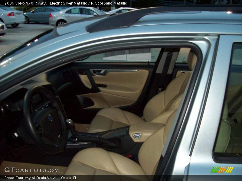 Electric Silver Metallic / R Gobi Sand Metallic 2006 Volvo V70 R AWD