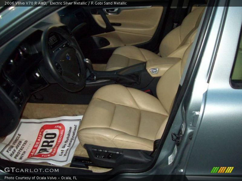 Electric Silver Metallic / R Gobi Sand Metallic 2006 Volvo V70 R AWD