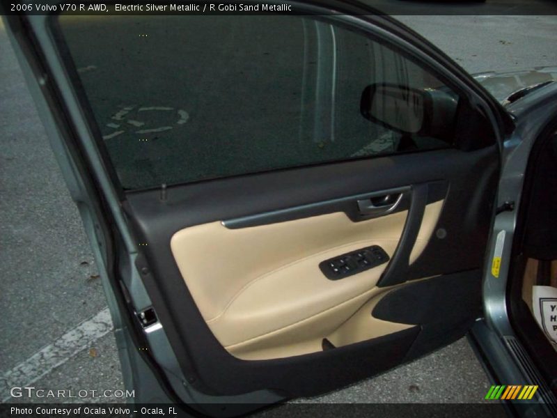 Electric Silver Metallic / R Gobi Sand Metallic 2006 Volvo V70 R AWD