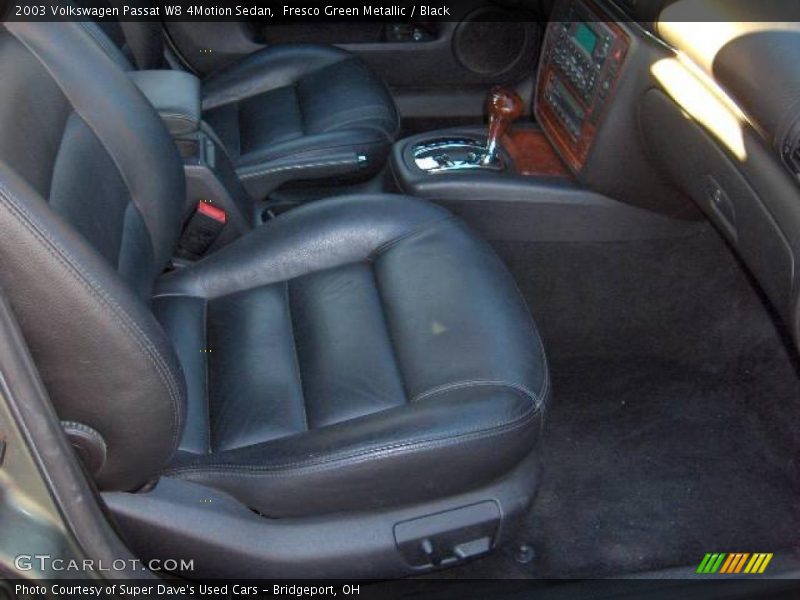 Fresco Green Metallic / Black 2003 Volkswagen Passat W8 4Motion Sedan