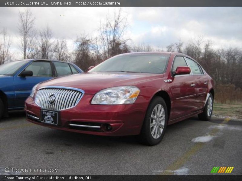 Crystal Red Tintcoat / Cocoa/Cashmere 2010 Buick Lucerne CXL