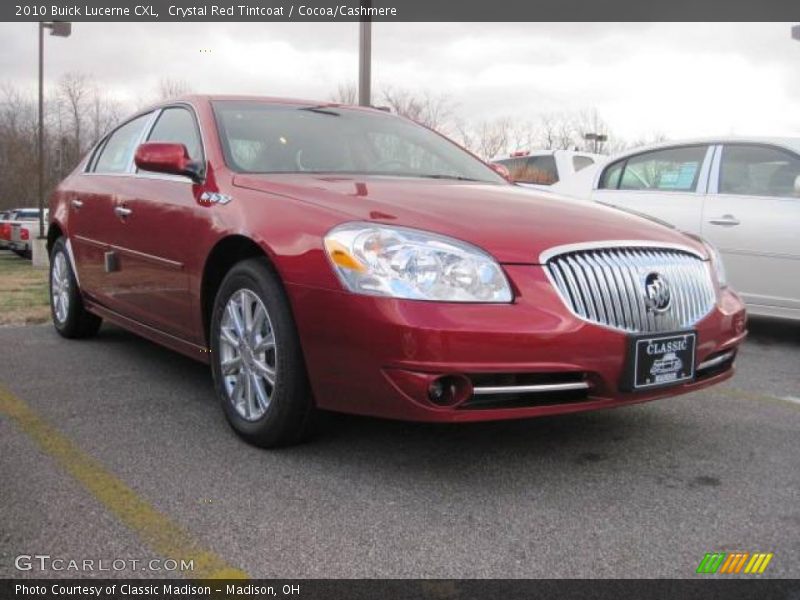 Crystal Red Tintcoat / Cocoa/Cashmere 2010 Buick Lucerne CXL