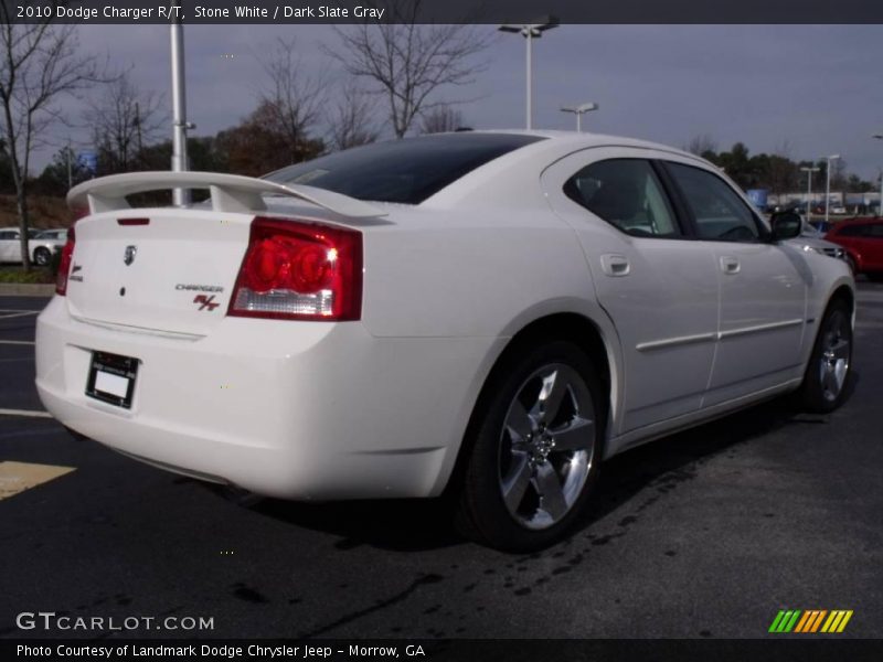 Stone White / Dark Slate Gray 2010 Dodge Charger R/T