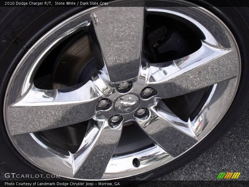 Stone White / Dark Slate Gray 2010 Dodge Charger R/T