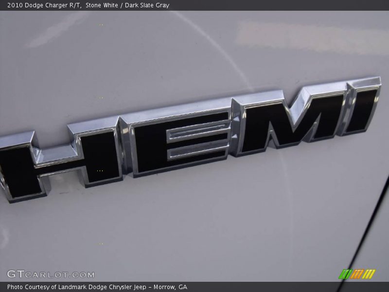 Stone White / Dark Slate Gray 2010 Dodge Charger R/T