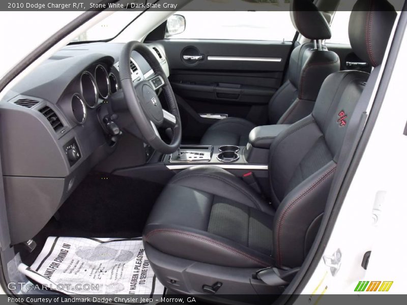 Stone White / Dark Slate Gray 2010 Dodge Charger R/T