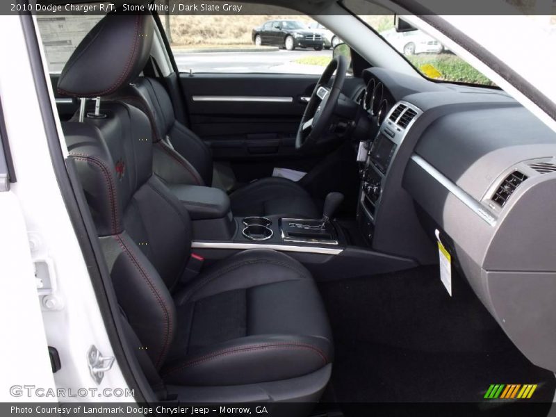 Stone White / Dark Slate Gray 2010 Dodge Charger R/T