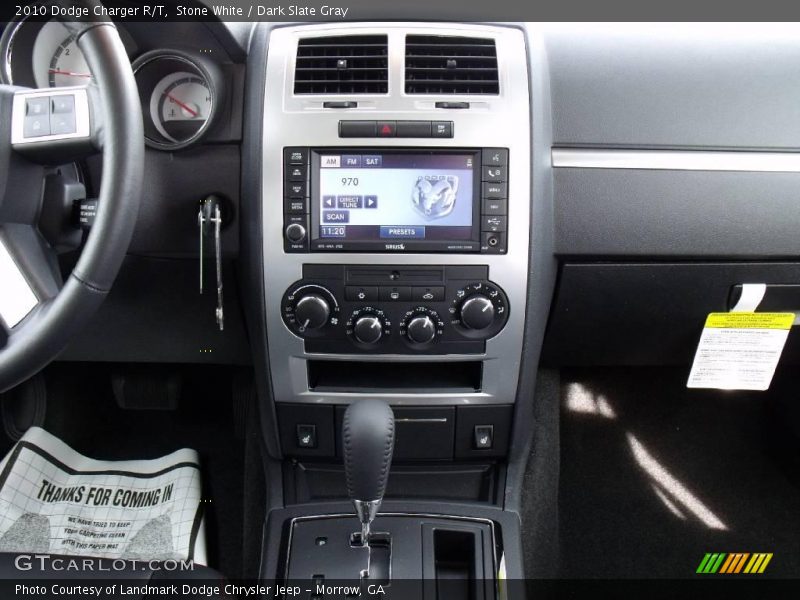 Stone White / Dark Slate Gray 2010 Dodge Charger R/T