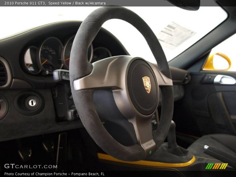 Speed Yellow / Black w/Alcantara 2010 Porsche 911 GT3