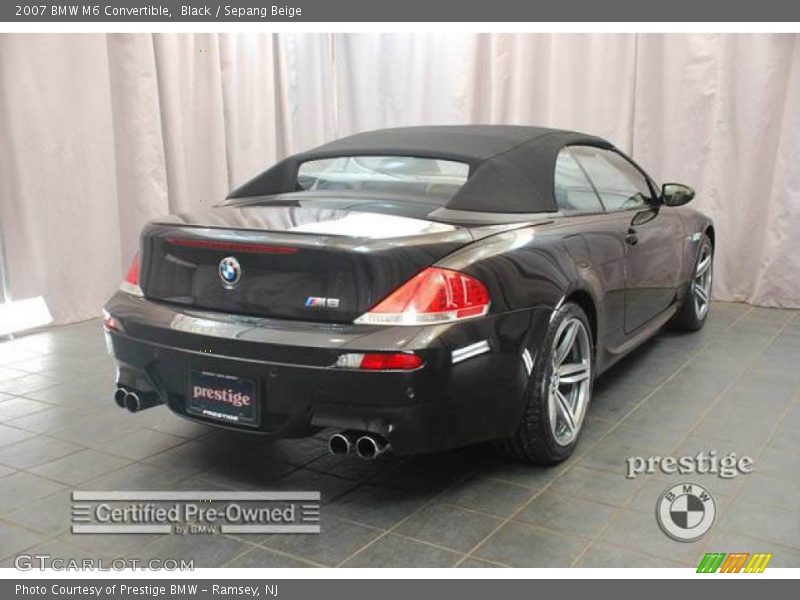 Black / Sepang Beige 2007 BMW M6 Convertible